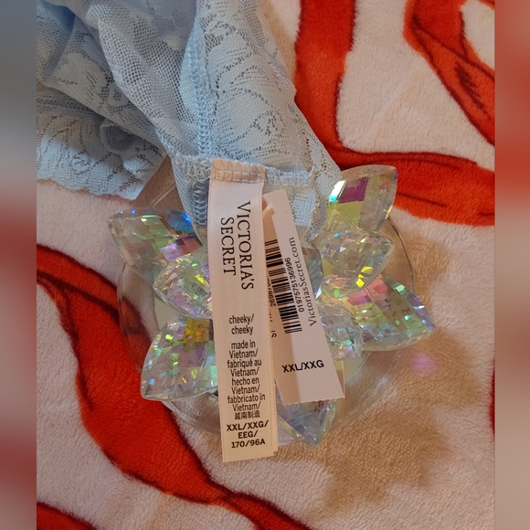 🩵 XXL VS The Lacie Lace Heart Blooms Cheeky Panty 🩵 - Picture 9 of 15